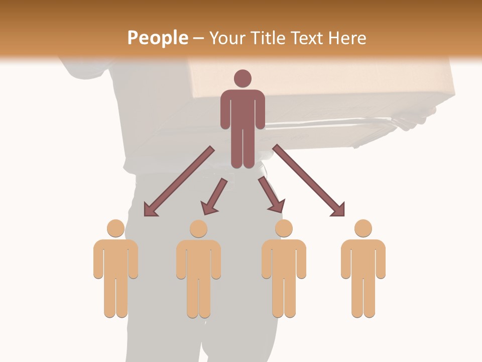 Isolated Fragile Holding PowerPoint Template