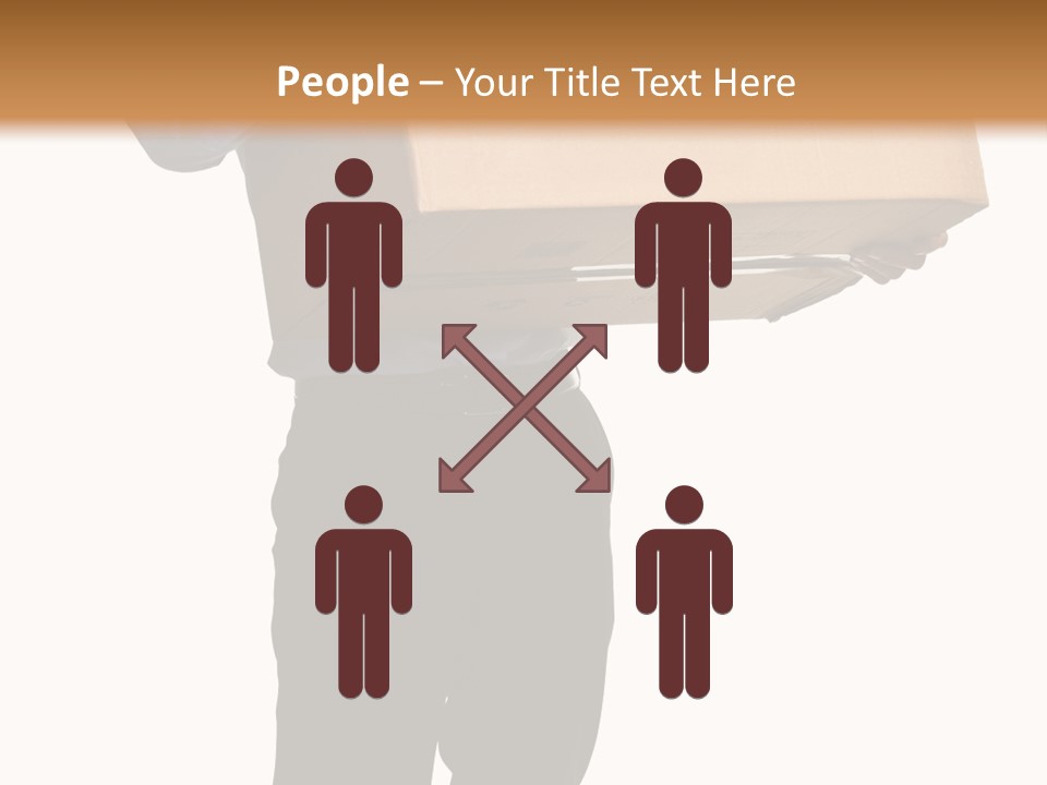 Isolated Fragile Holding PowerPoint Template