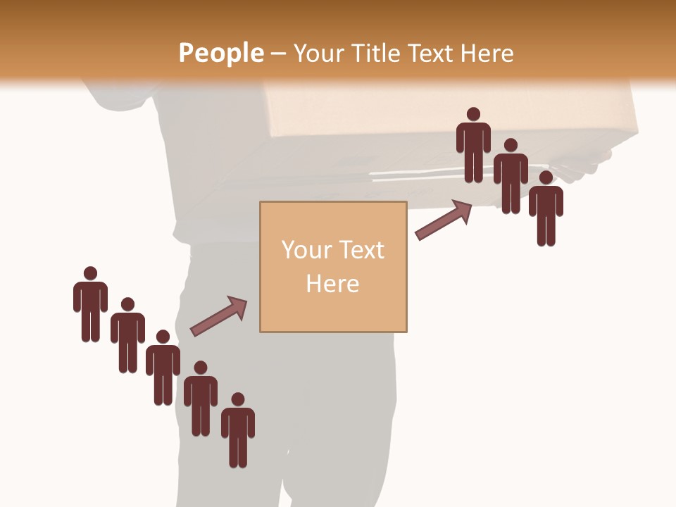 Isolated Fragile Holding PowerPoint Template