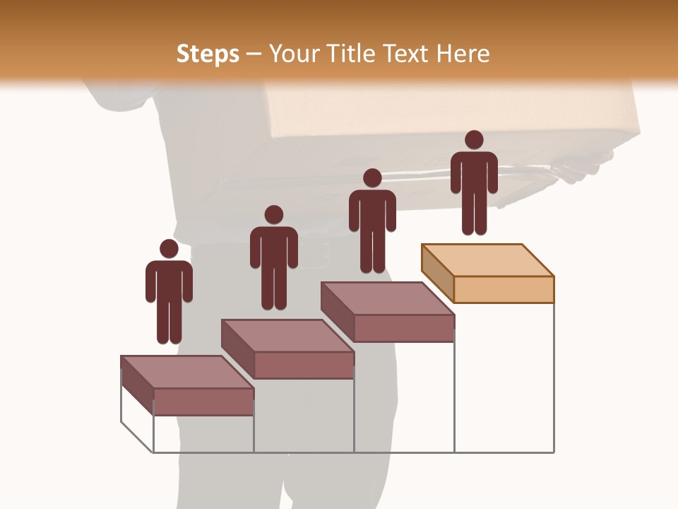 Isolated Fragile Holding PowerPoint Template