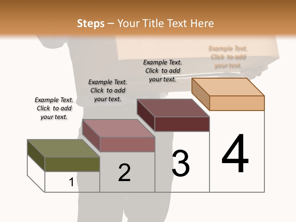 Isolated Fragile Holding PowerPoint Template