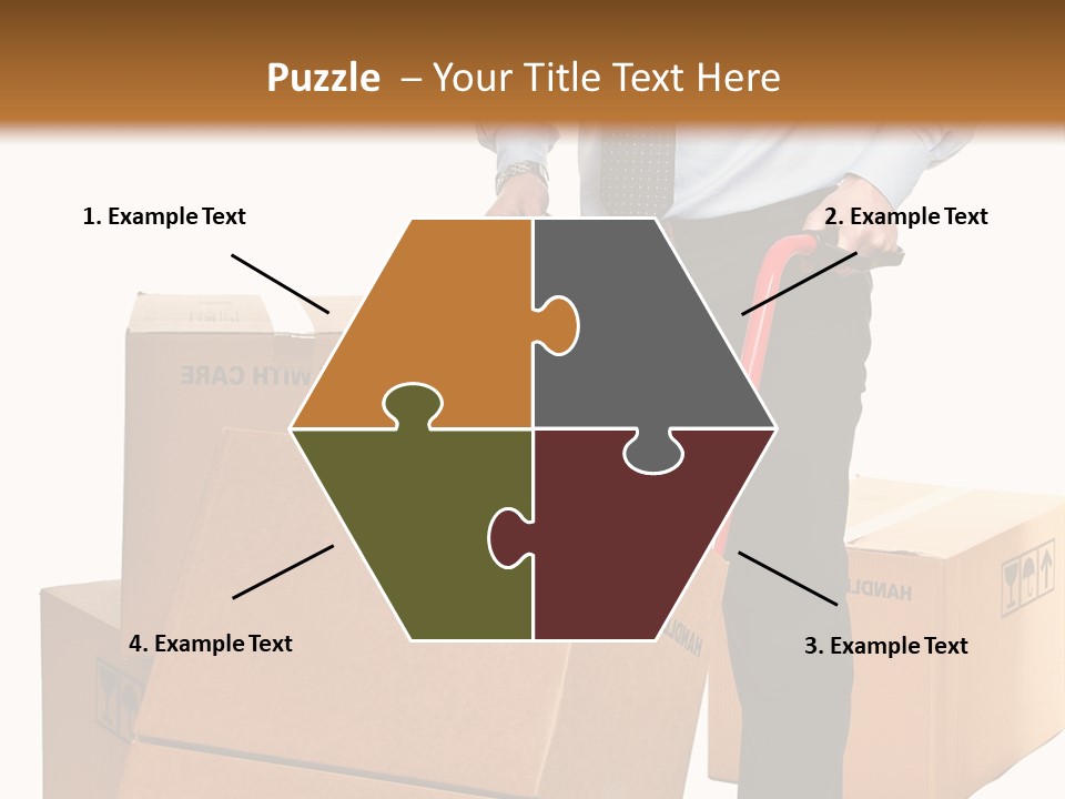 Smiling Carry Vertical PowerPoint Template