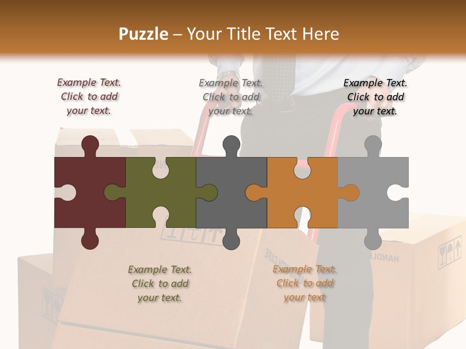 Smiling Carry Vertical PowerPoint Template