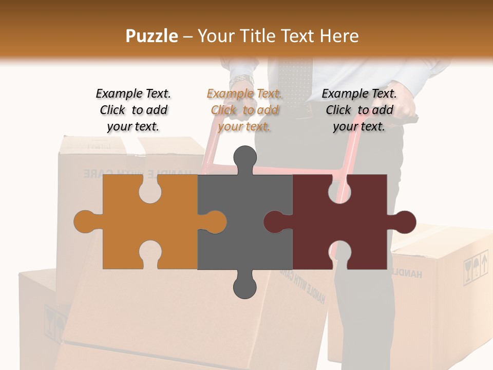 Smiling Carry Vertical PowerPoint Template