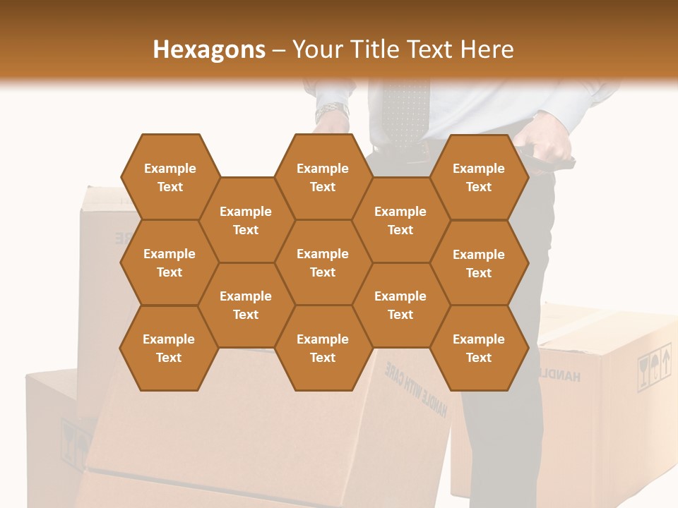 Smiling Carry Vertical PowerPoint Template