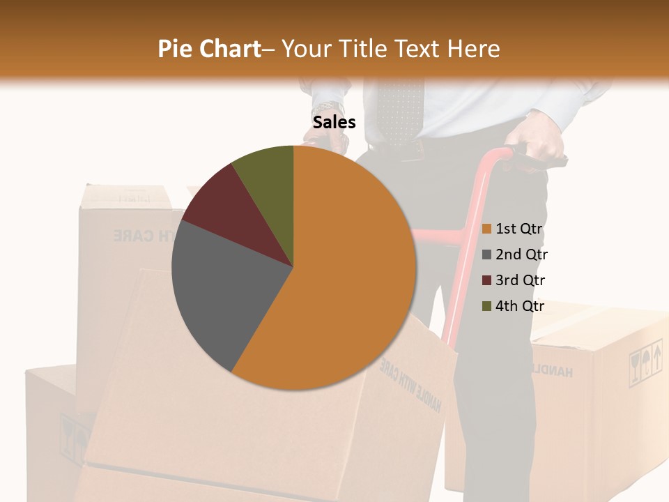 Smiling Carry Vertical PowerPoint Template