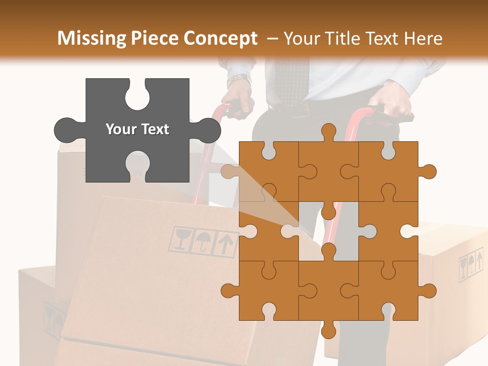 Smiling Carry Vertical PowerPoint Template