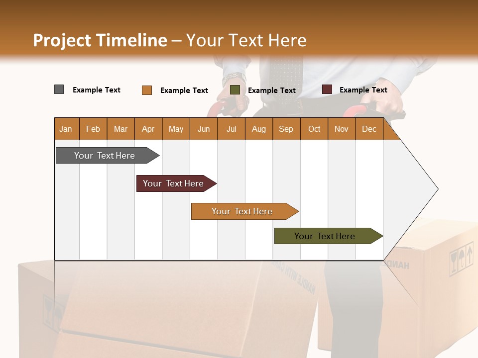 Smiling Carry Vertical PowerPoint Template