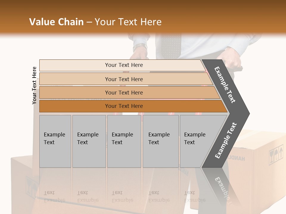 Smiling Carry Vertical PowerPoint Template