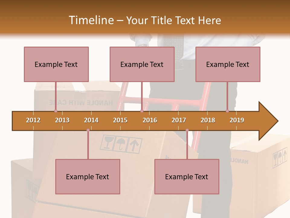 Smiling Carry Vertical PowerPoint Template