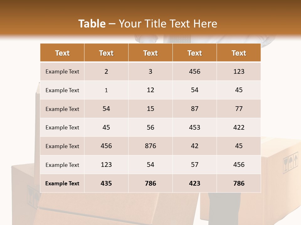 Smiling Carry Vertical PowerPoint Template
