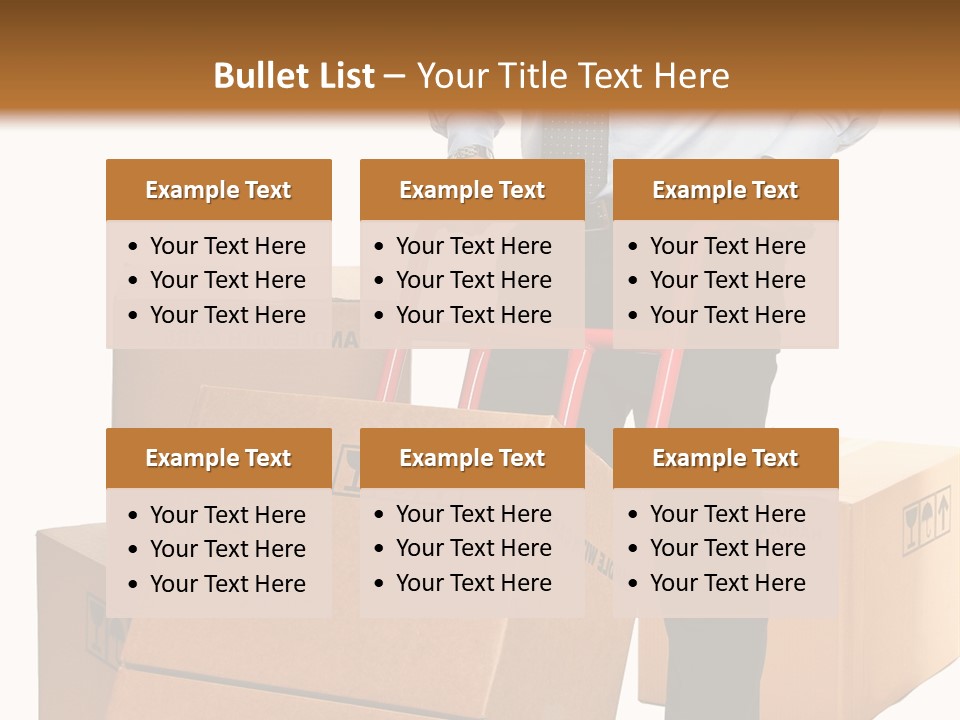 Smiling Carry Vertical PowerPoint Template