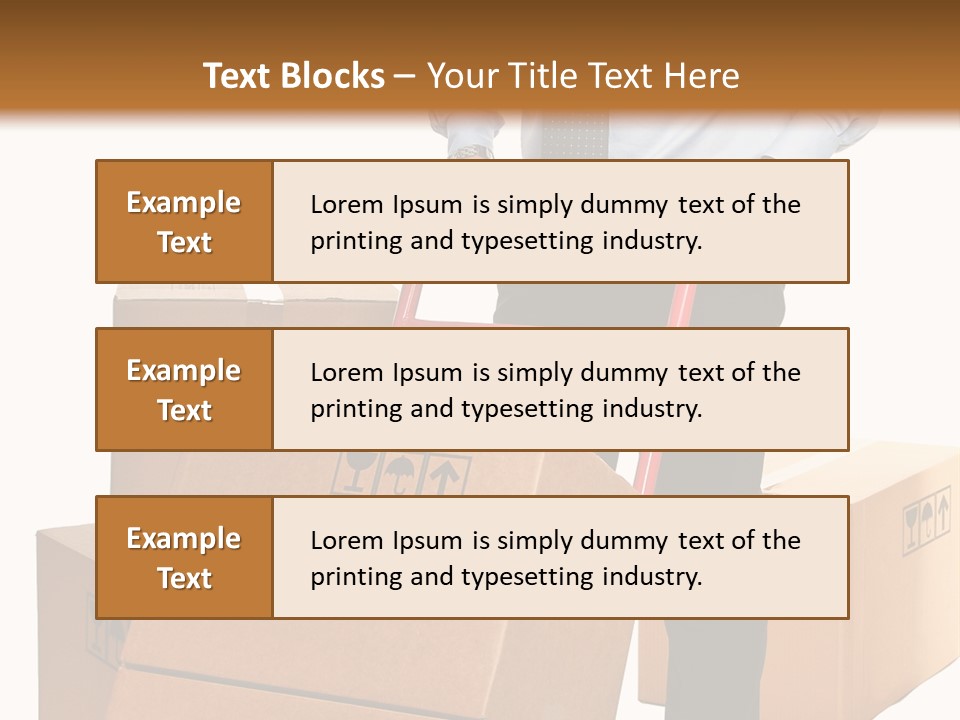 Smiling Carry Vertical PowerPoint Template