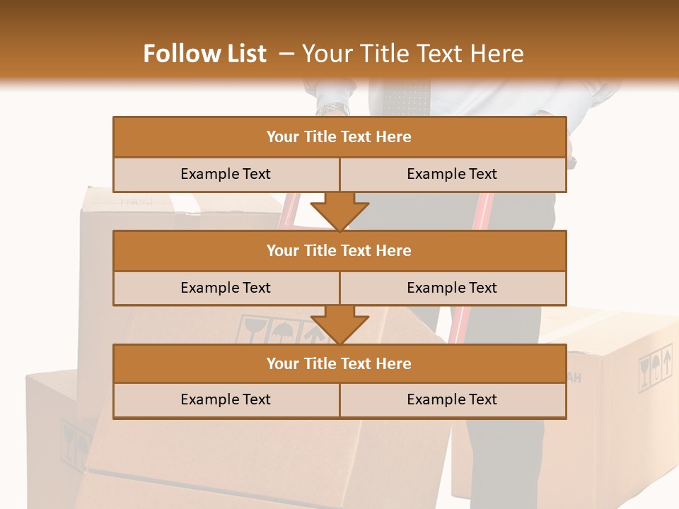Smiling Carry Vertical PowerPoint Template