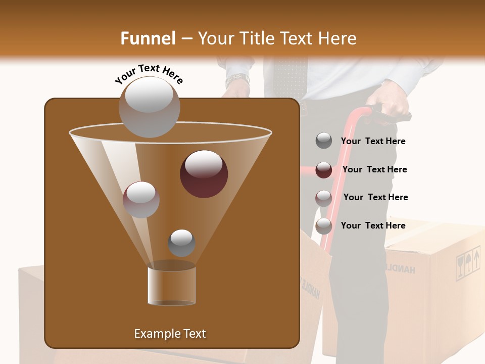Smiling Carry Vertical PowerPoint Template