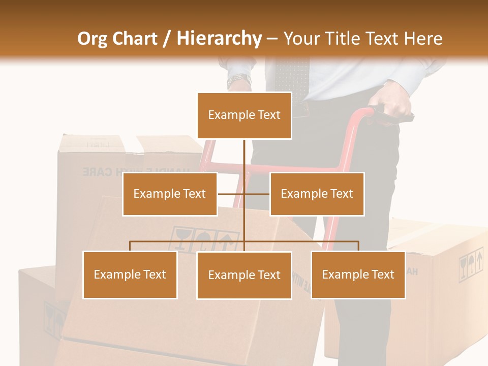 Smiling Carry Vertical PowerPoint Template