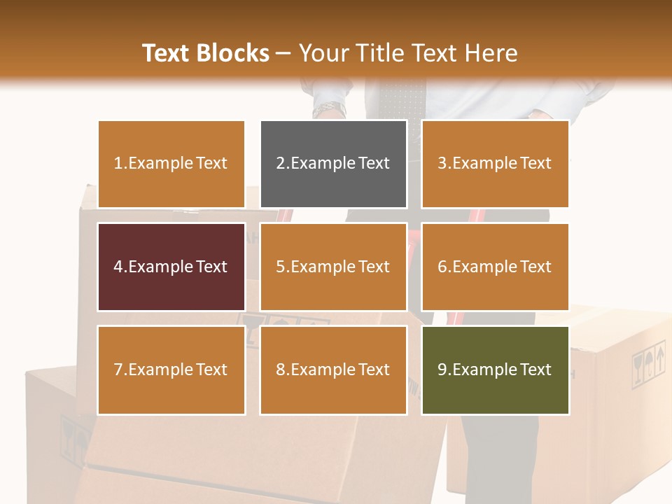 Smiling Carry Vertical PowerPoint Template