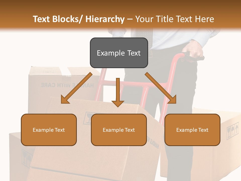 Smiling Carry Vertical PowerPoint Template