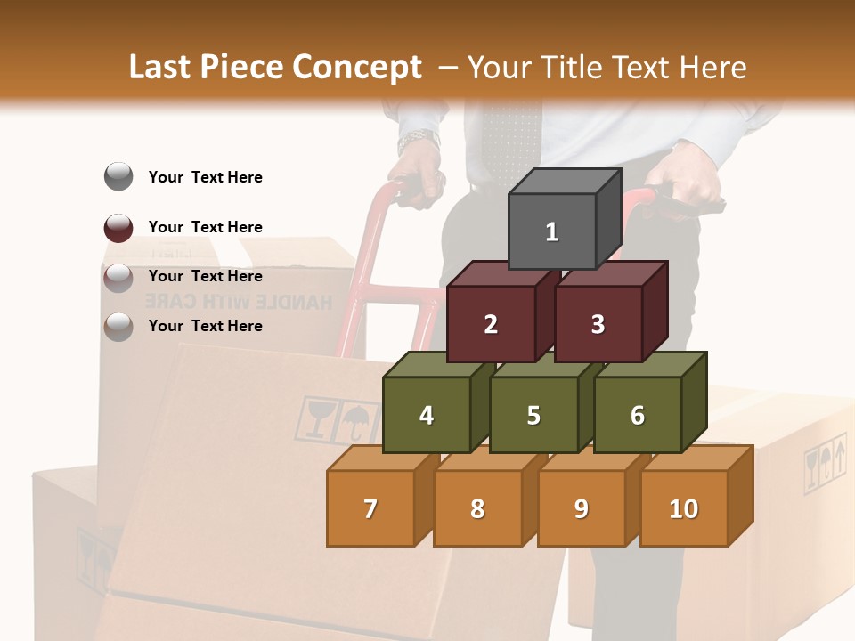 Smiling Carry Vertical PowerPoint Template