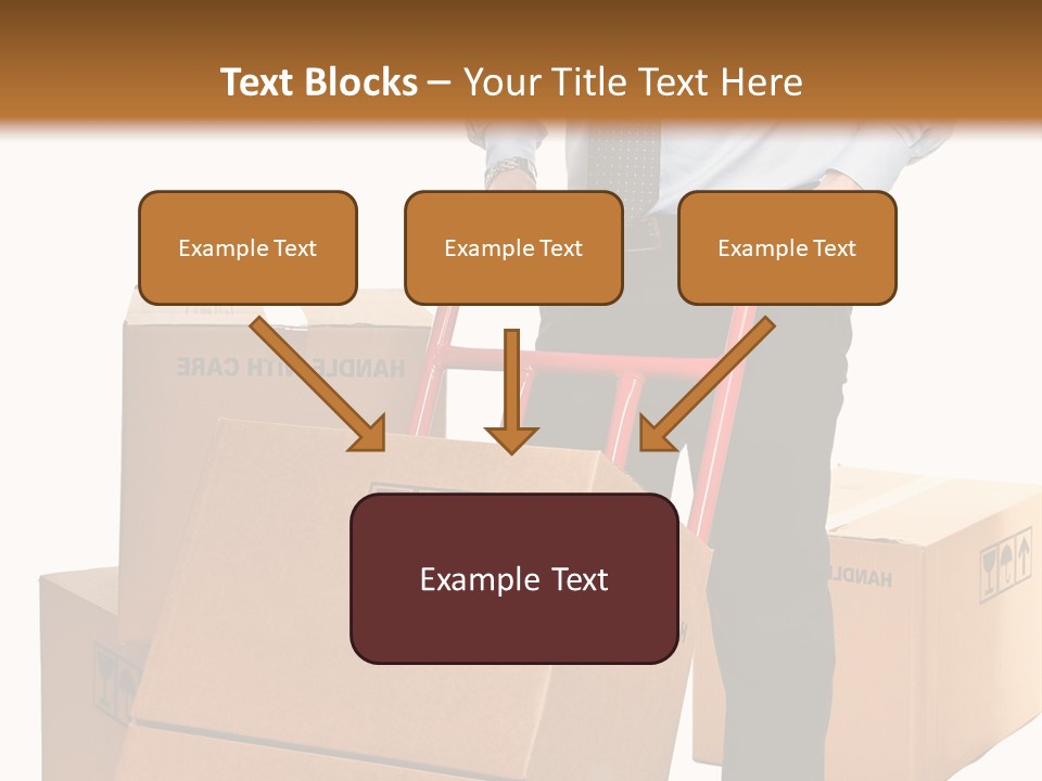 Smiling Carry Vertical PowerPoint Template