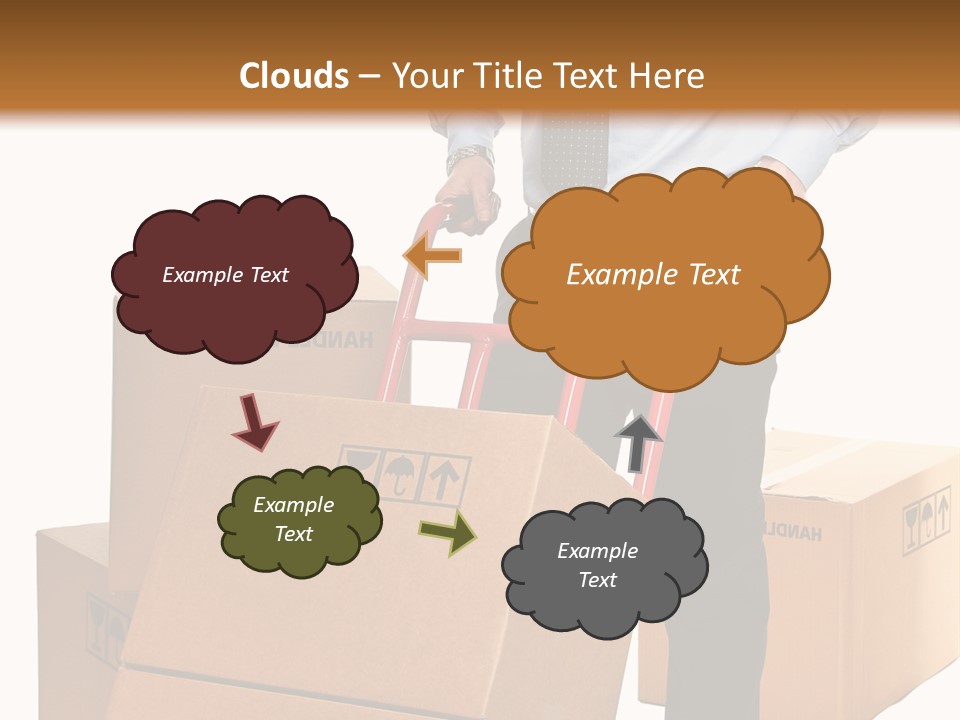 Smiling Carry Vertical PowerPoint Template