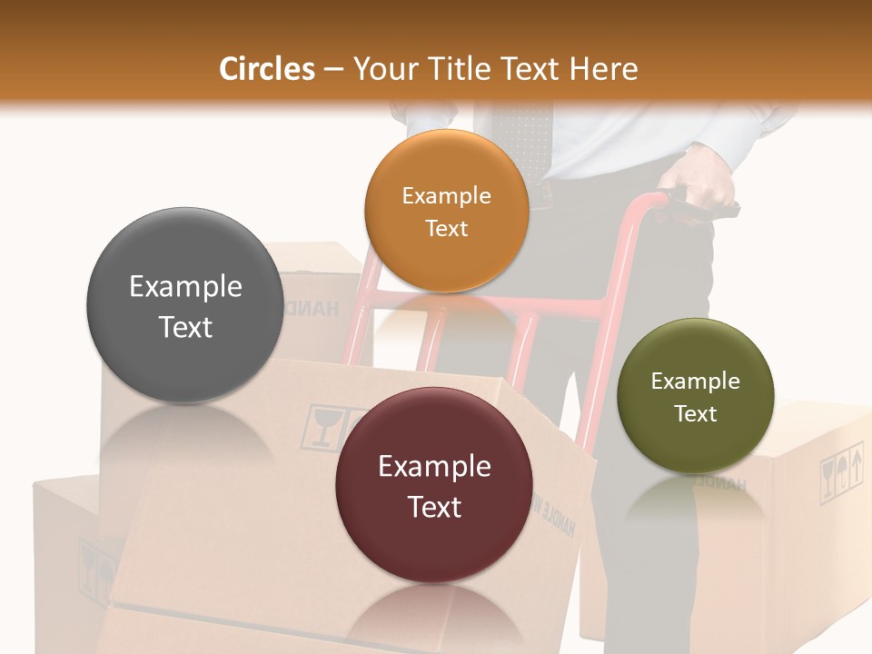 Smiling Carry Vertical PowerPoint Template