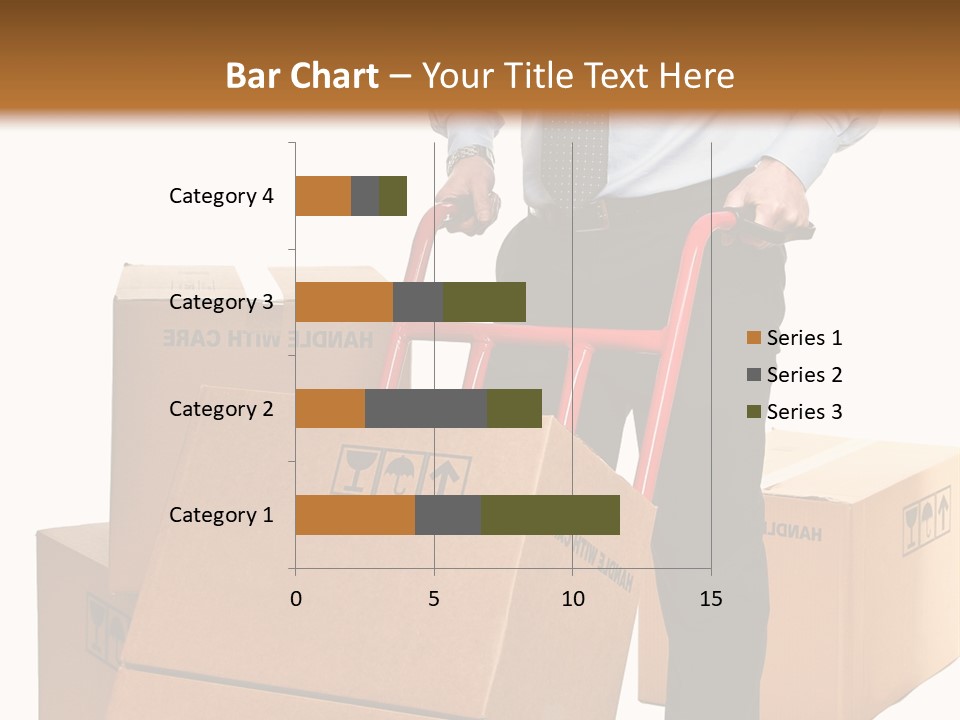 Smiling Carry Vertical PowerPoint Template