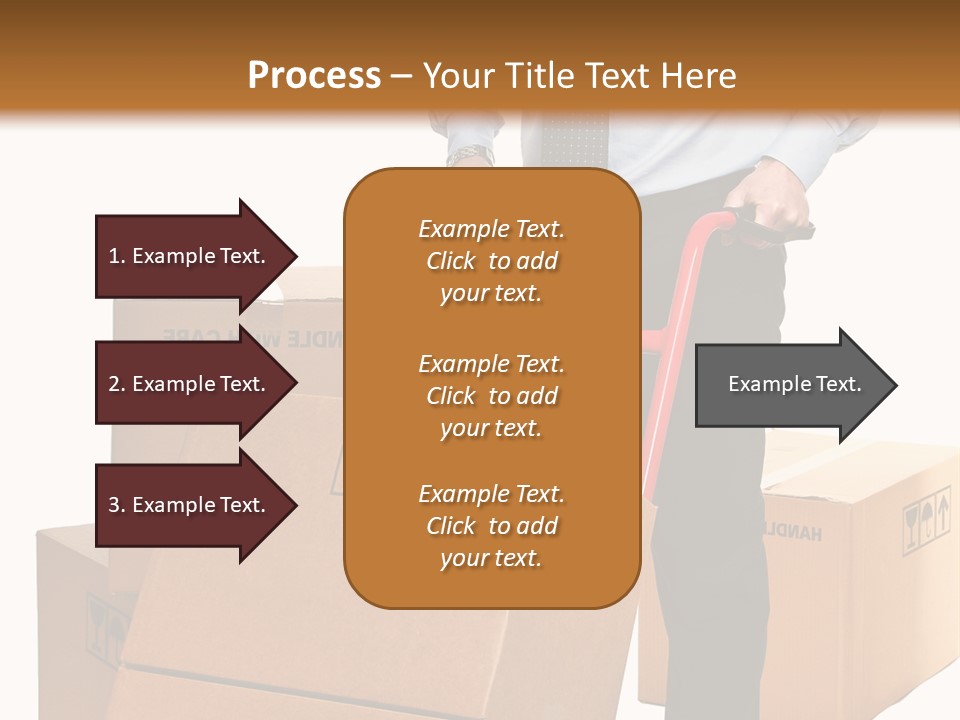 Smiling Carry Vertical PowerPoint Template