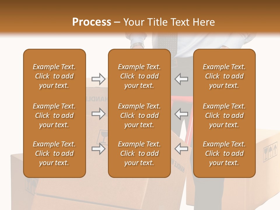 Smiling Carry Vertical PowerPoint Template