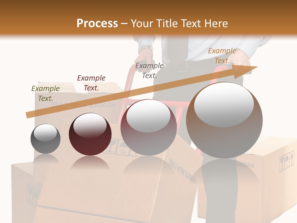 Smiling Carry Vertical PowerPoint Template