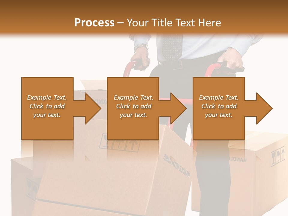 Smiling Carry Vertical PowerPoint Template