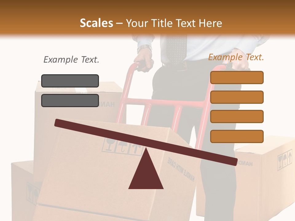 Smiling Carry Vertical PowerPoint Template
