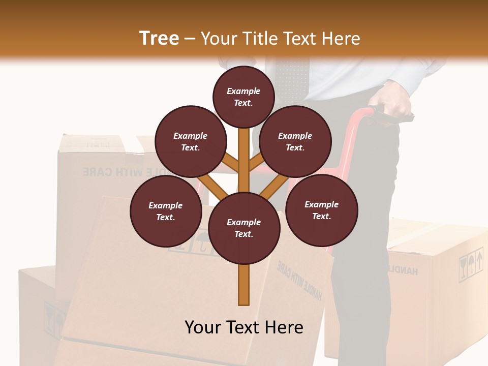 Smiling Carry Vertical PowerPoint Template