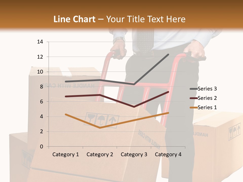 Smiling Carry Vertical PowerPoint Template