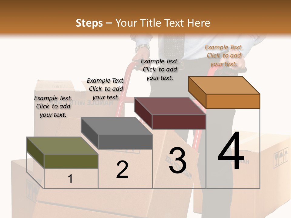 Smiling Carry Vertical PowerPoint Template