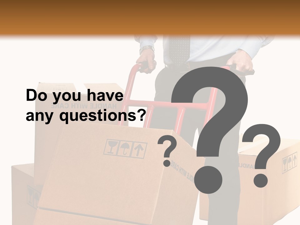 Smiling Carry Vertical PowerPoint Template