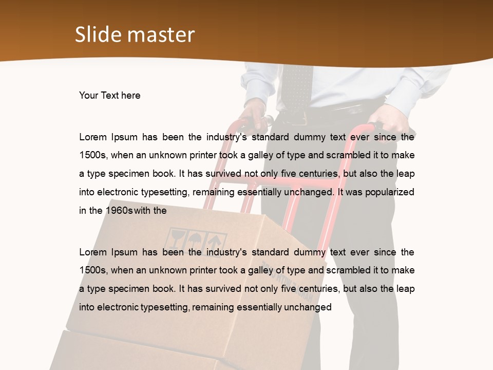 Metal Man Equipment PowerPoint Template