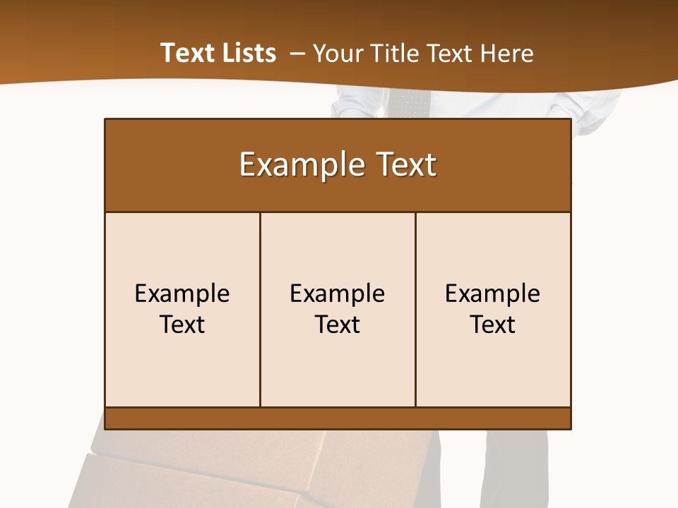 Metal Man Equipment PowerPoint Template
