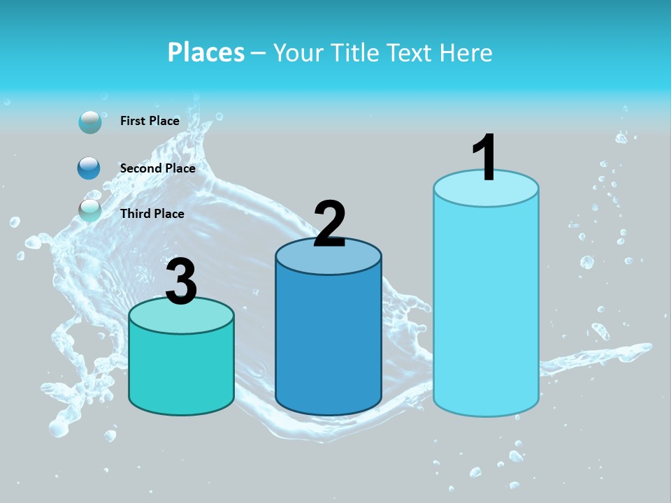 Water Transparent Isolated PowerPoint Template
