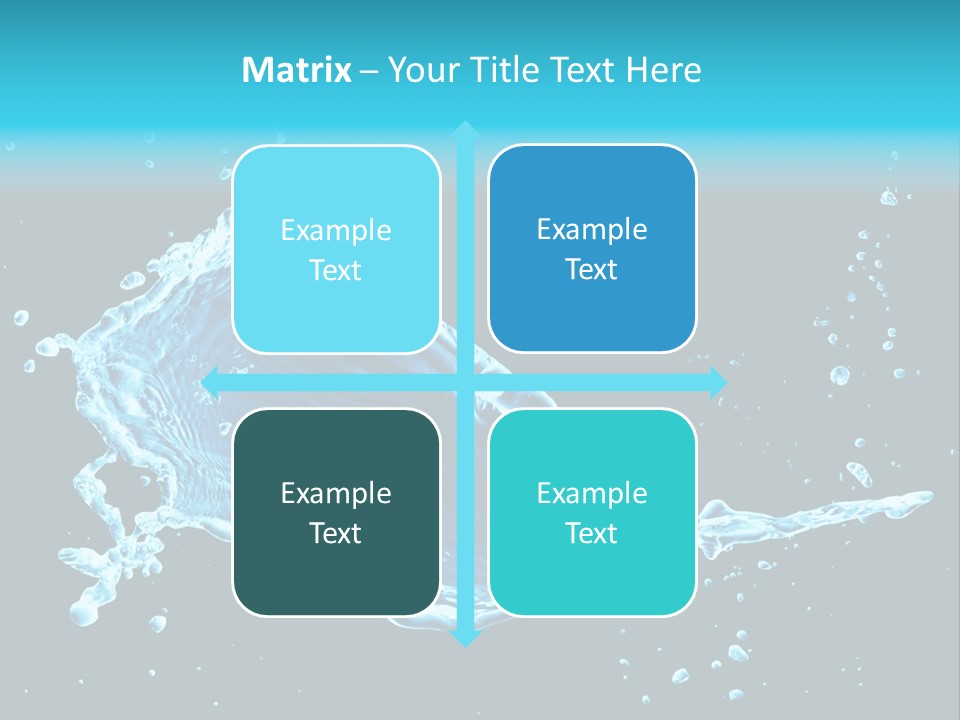 Water Transparent Isolated PowerPoint Template