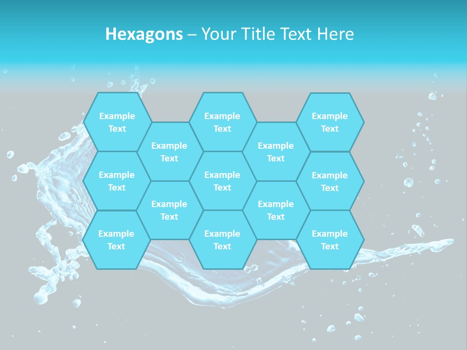 Water Transparent Isolated PowerPoint Template