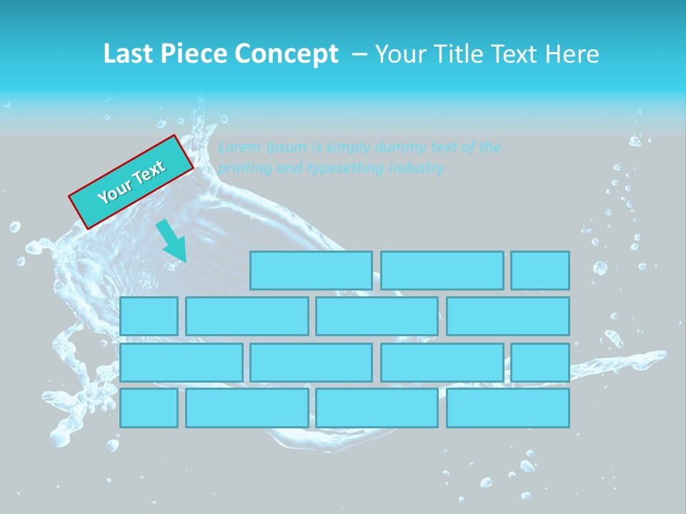 Water Transparent Isolated PowerPoint Template