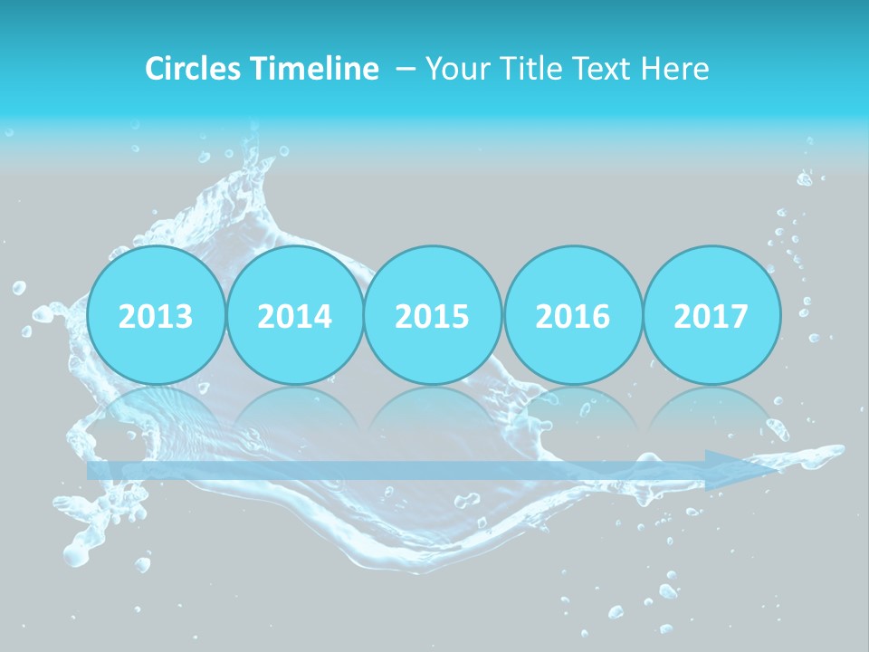 Water Transparent Isolated PowerPoint Template