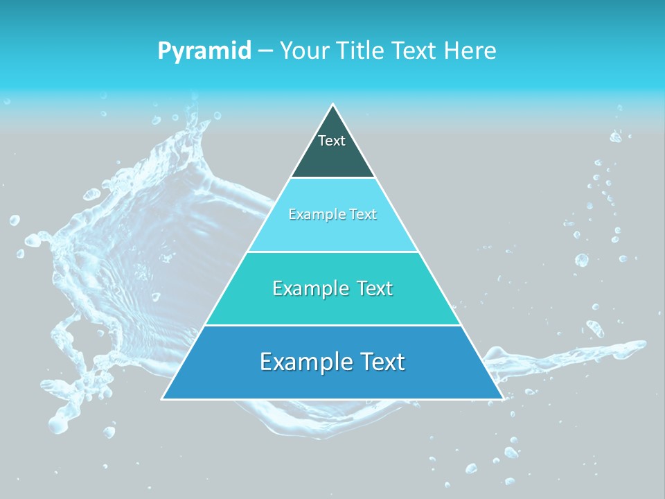 Water Transparent Isolated PowerPoint Template