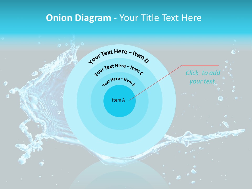 Water Transparent Isolated PowerPoint Template