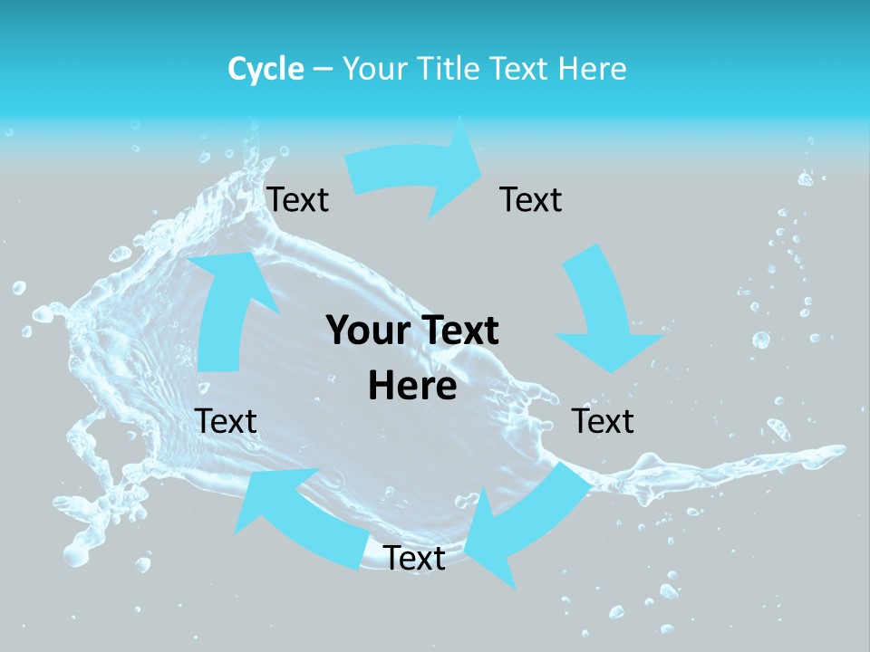 Water Transparent Isolated PowerPoint Template