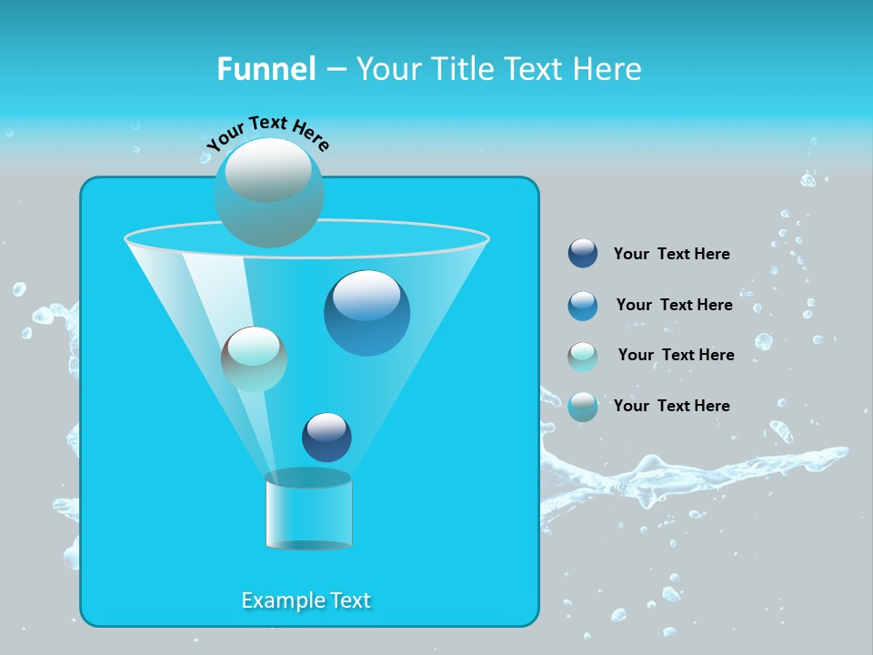 Water Transparent Isolated PowerPoint Template