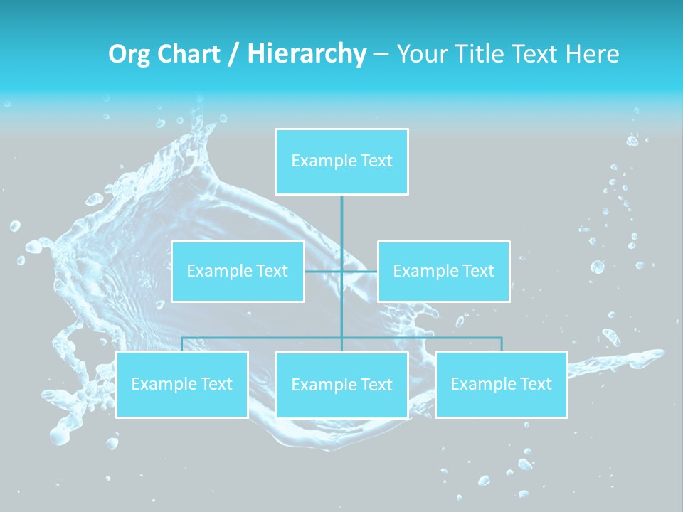 Water Transparent Isolated PowerPoint Template