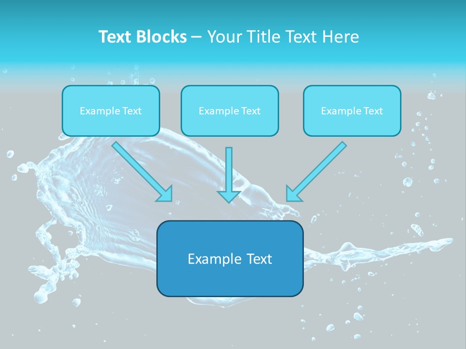 Water Transparent Isolated PowerPoint Template