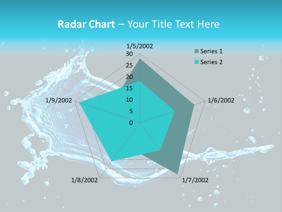 Water Transparent Isolated PowerPoint Template